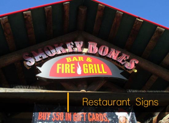 Manufacturer of Restaurant Signs