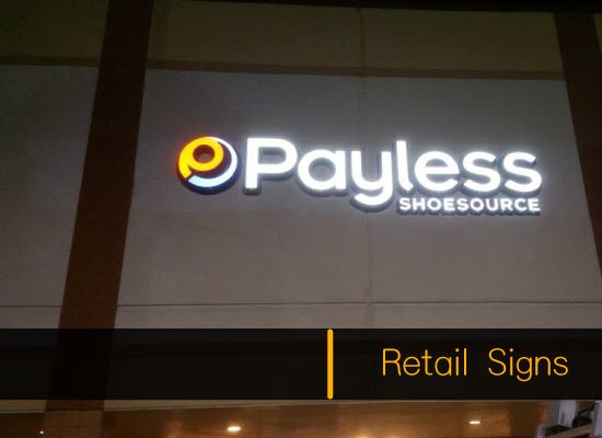 Maker of Retail Signage & Storefront Signs